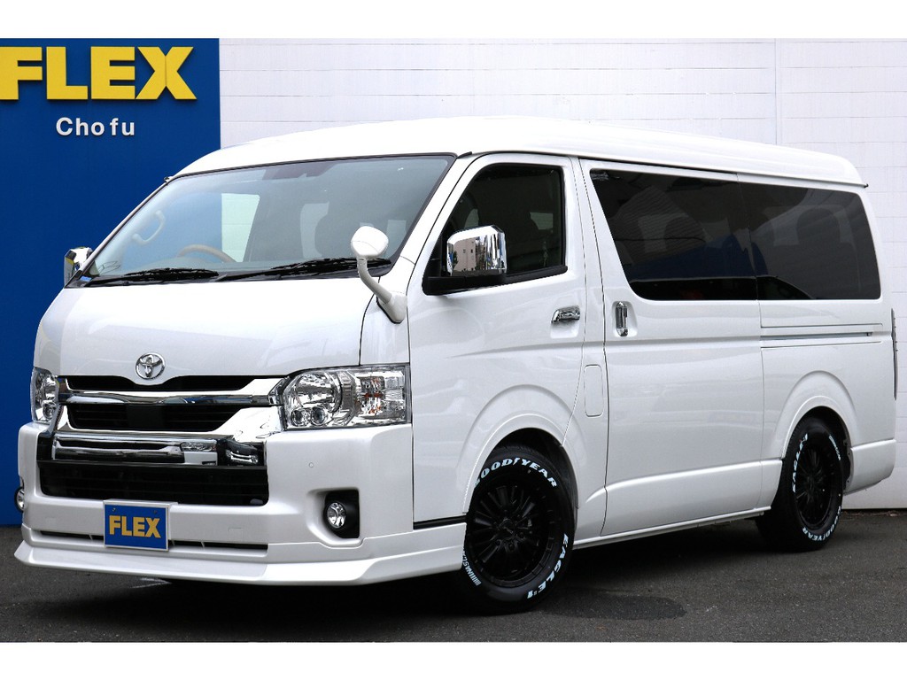 ハイエース調布店０４２４－４０－１１９１までお問い合わせください！新車ハイエースワゴンＧＬ１０人乗り！ＦＬＥＸZeroベット搭載！