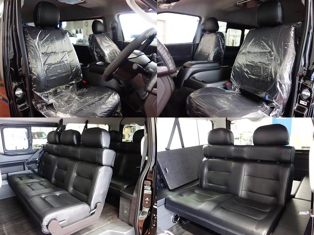 新車ハイエースワゴンＧＬ４ＷＤＦＬＥＸオリジナルＶｒｅ５シートアレンジ施工車両完成致しました！！店頭在庫車、即納車もご対応可能になります！！