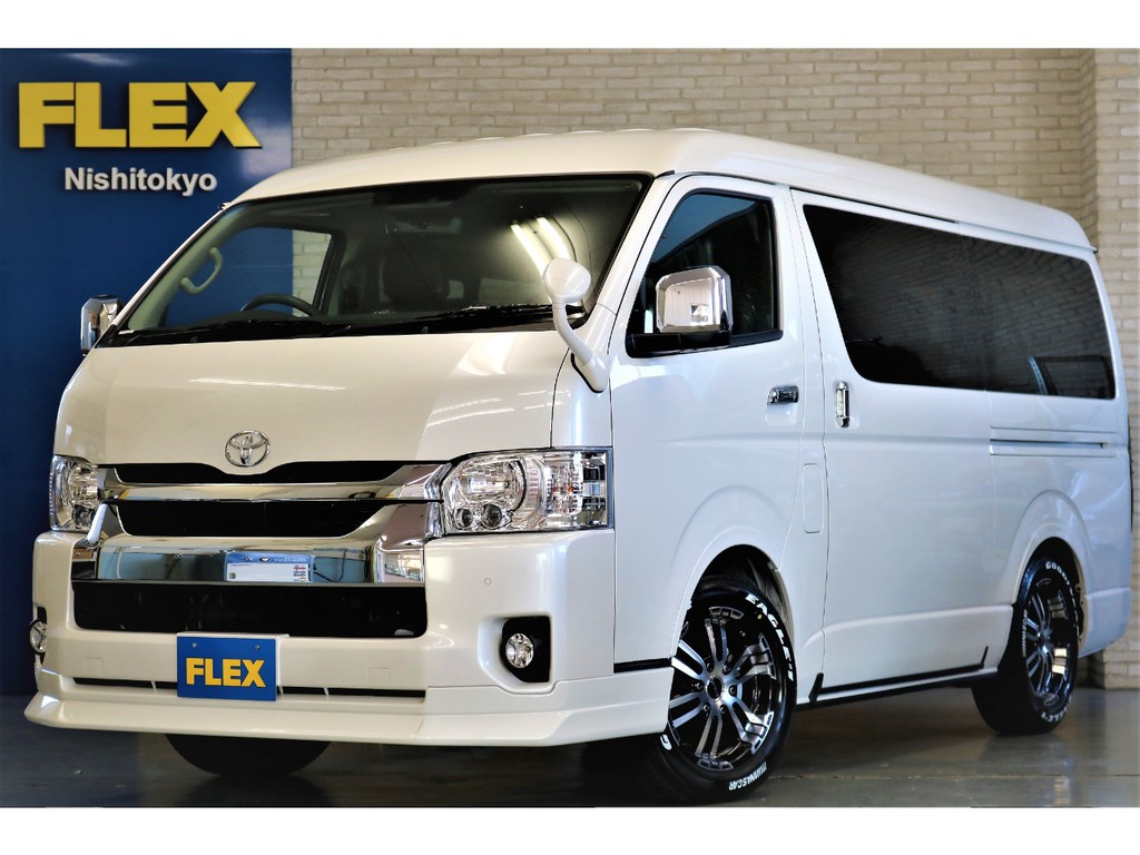 新車ハイエースワゴンＧＬ４ＷＤＦＬＥＸオリジナルＶｒｅ５シートアレンジ施工車両完成致しました！！店頭在庫車、即納車もご対応可能になります！！