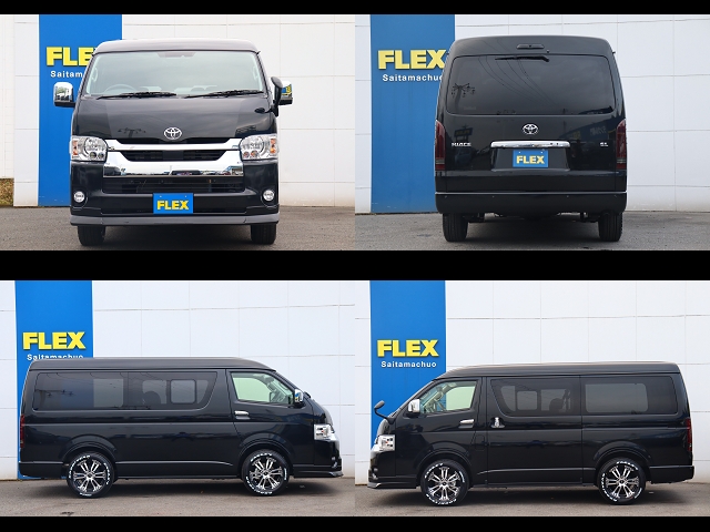 4 どぅ様 ハイエース FLEX DELF02 17インチ グッドイヤー