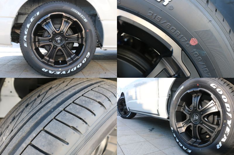 足元にはＢＡＲＢＥＲＯ　ＤＥＥＰＳ１７インチＡＷにナスカータイヤをセット！