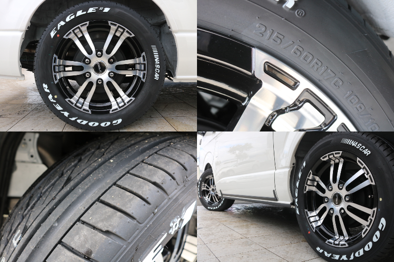 Ｄｅｌｆ　Ｄ０２　１７インチＡＷにナスカー２１５タイヤをセット！