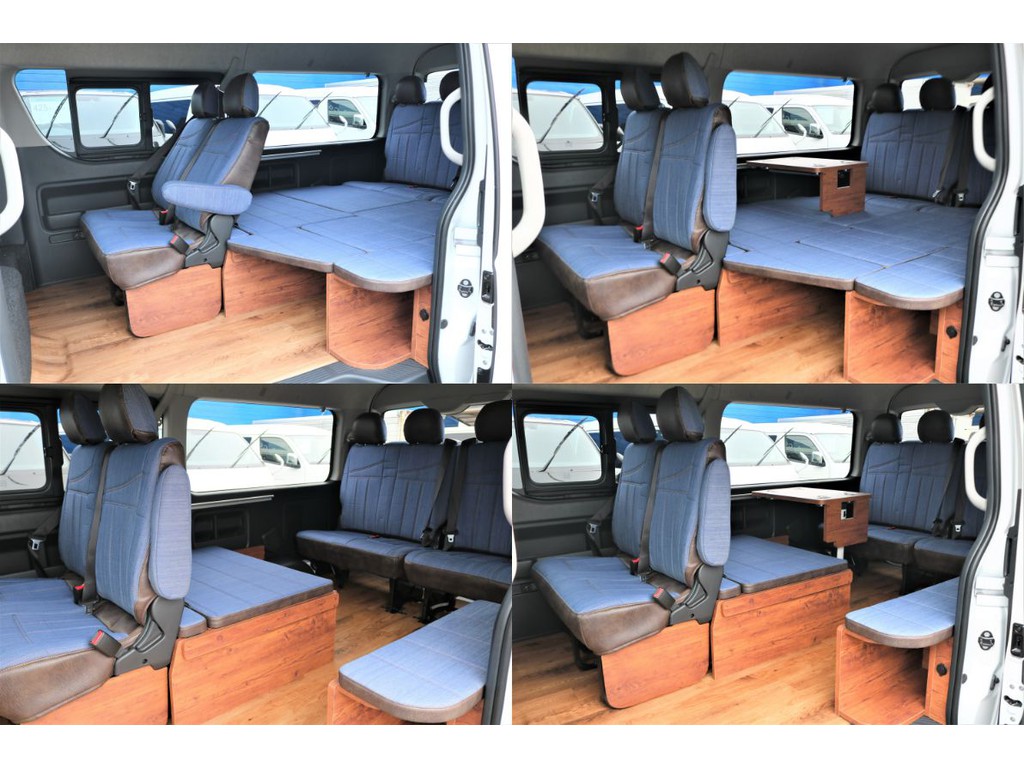 ベットマットや専用テーブルは収納可能！お荷物も積めちゃいます☆