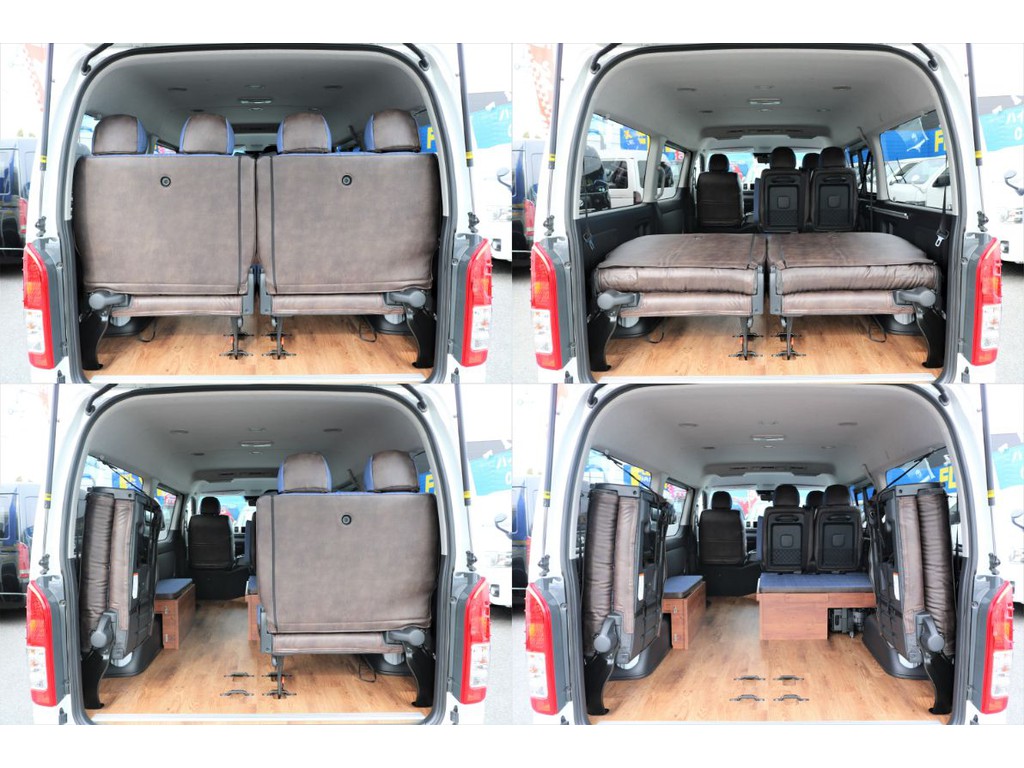 用途に合わせたシート展開が可能です！店頭にて現車確認可能です♪