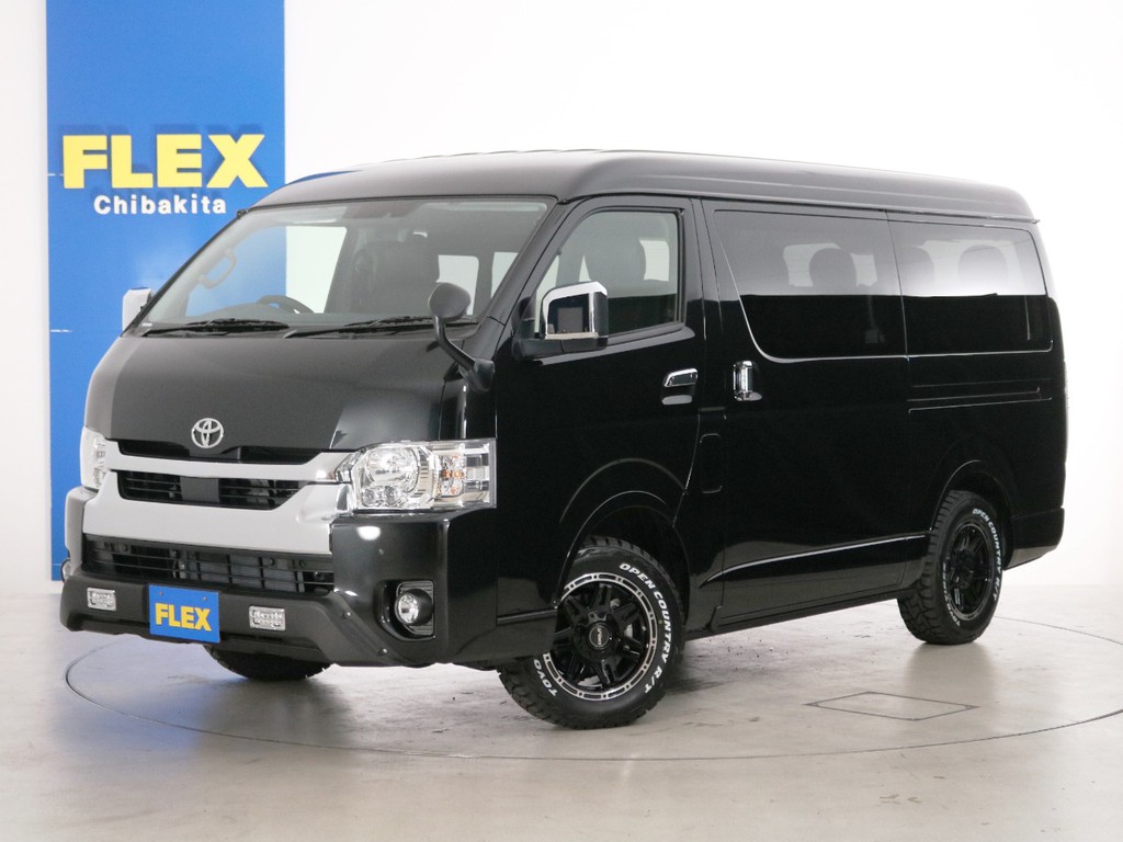 新車未登録　一部改良後　ハイエースワゴンＧＬ　ガソリン４ＷＤ　１０人乗り３ナンバー登録　寒冷地仕様　ＦＬＥＸオリジナル内装アレンジ【Ｖｅｒ２】！