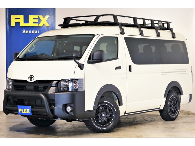 ★新型　ハイエースワゴンGL　特設ライトイエローカラー　４WD　VER1内装　ブラックシリーズ　お洒落なデニム内装＆ルーフラック★