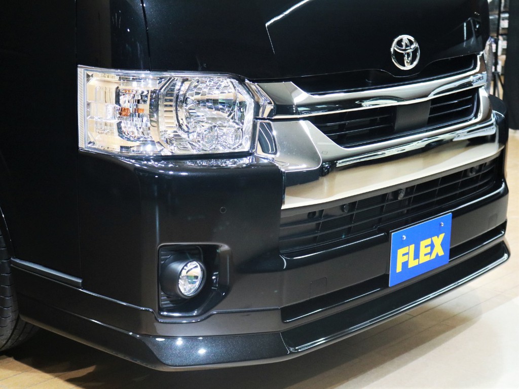 FLEXオリジナルフロントリップスポイラー採用でスタイリッシュに仕上がっております♪