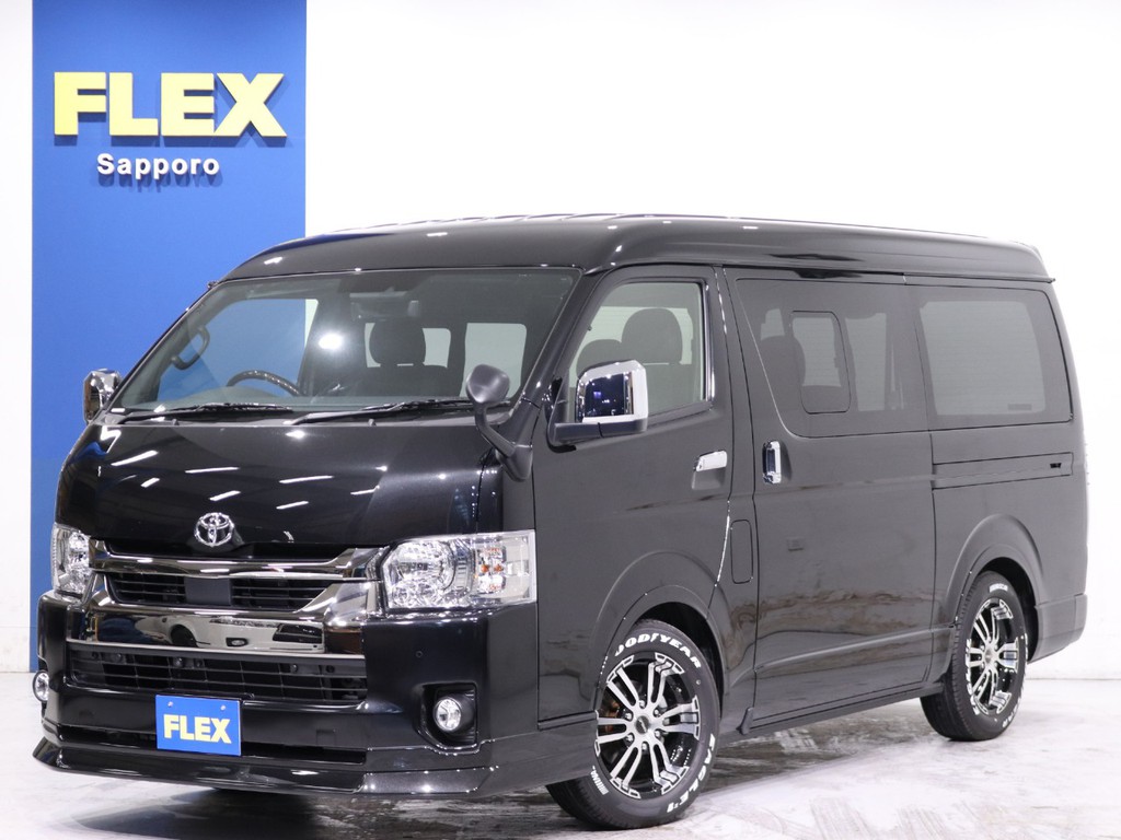 トヨタ ハイエースバン 2 7 スーパーgl ダークプライム ワイド ミドルルーフ ロングボディ 4wd 車探しなら中古車 新車の専門店flex フレックス へ