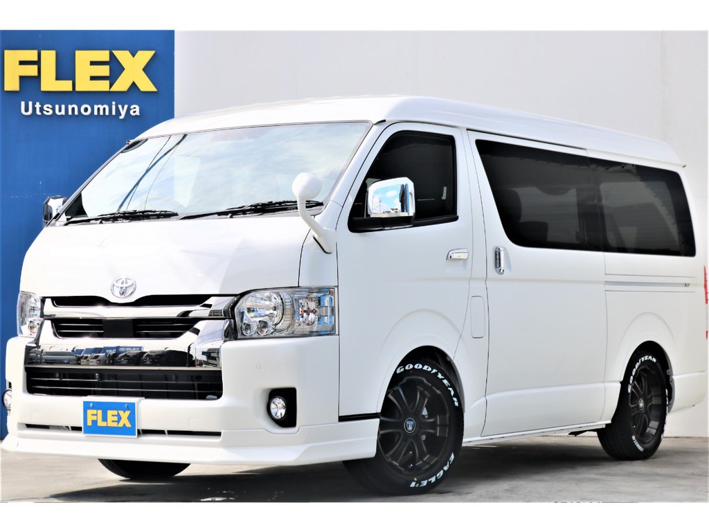 【新車】ハイエースバン2.8ロング　ミドルルーフ　ダークプライムⅡ特別仕様車ディーゼル２ＷＤ　ベッドキットパッケージ★