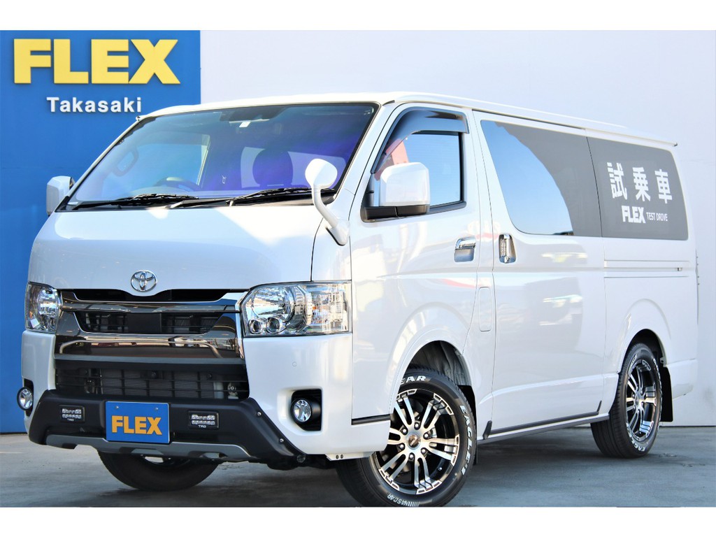 トヨタ ハイエースバン 2 8 スーパーgl ダークプライム ロングボディ ディーゼルターボ 4wd 車探しなら中古車 新車の専門店flex フレックス へ