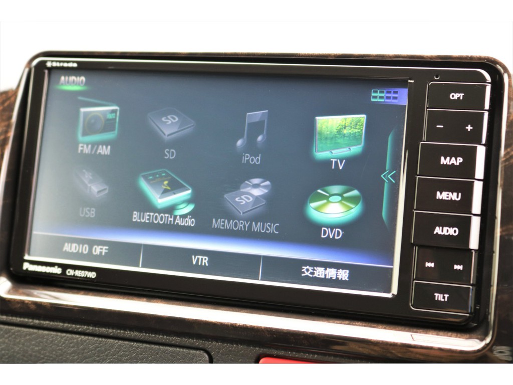 使い勝手の良いPanasonicストラーダＳＤナビ搭載！！