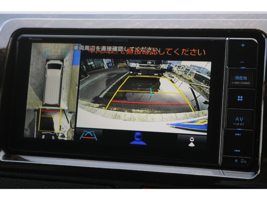バックカメラ＆ＰＶＭ搭載により安心して運転して頂けます！