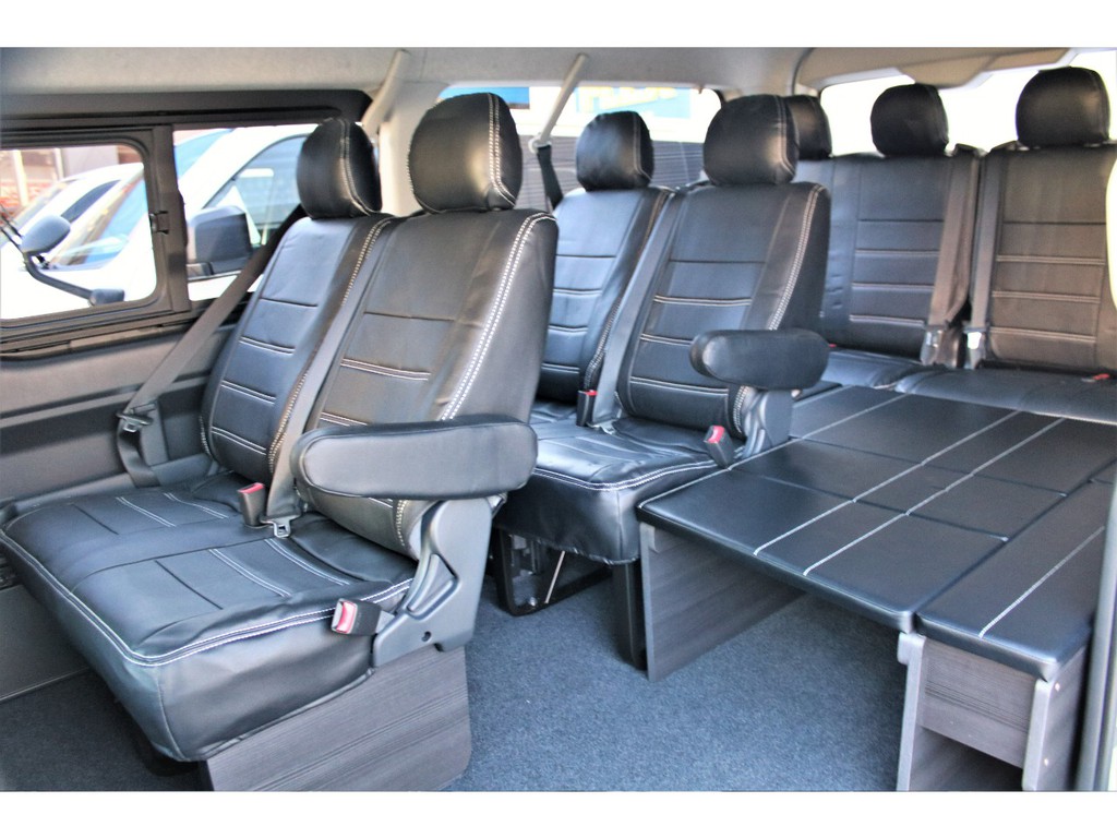 オリジナルzero-WAGON-bed搭載！！脚を伸ばしての休憩等ゆったりとしたお時間を過ごす事が出来ます！