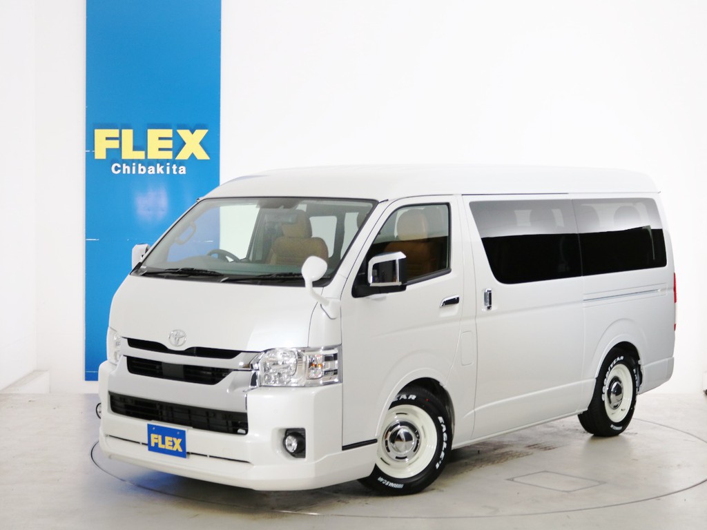 新車未登録　一部改良後　ハイエースワゴンＧＬ　１０人乗り３ナンバー登録　ガソリン２ＷＤ　スタンダードＰＫＧ！