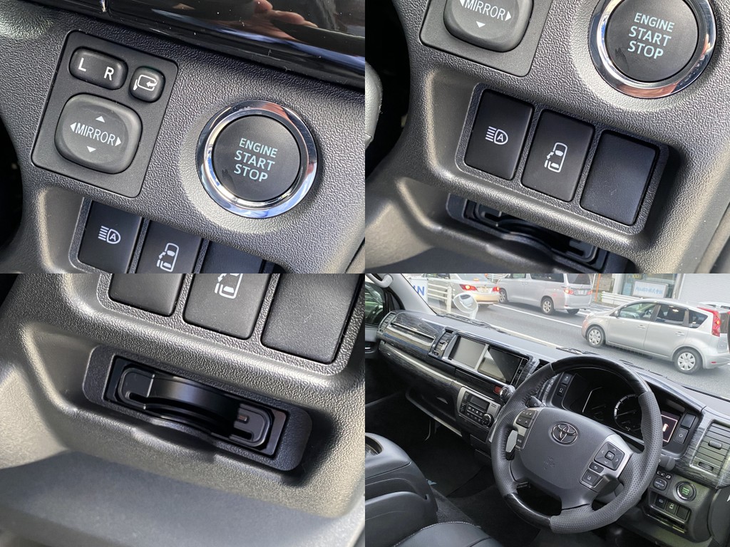 メーカーオプション スマートキー＆プッシュスタート完備！！パワースライドドアやステアリングリモコン完備！！お出かけに便利なＥＴＣもついてますよ☆