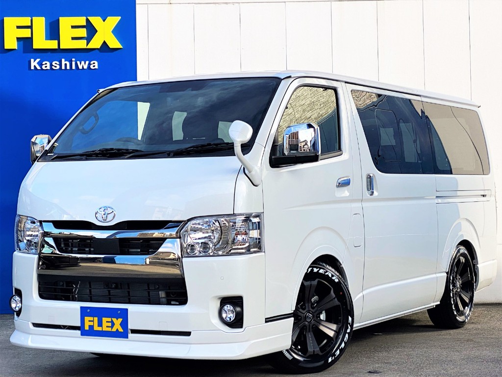 新車ハイエース スーパーＧＬダークプライムⅡ ＦＬＥＸ内装アレンジＶｅｒ４が入庫しました！！