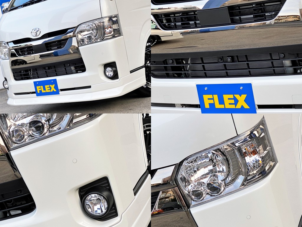 ＦＬＥＸオリジナル ＤｅｌｆｉｎｏＬｉｎｅフロントスポイラーをセット！！安全装備も充実！！