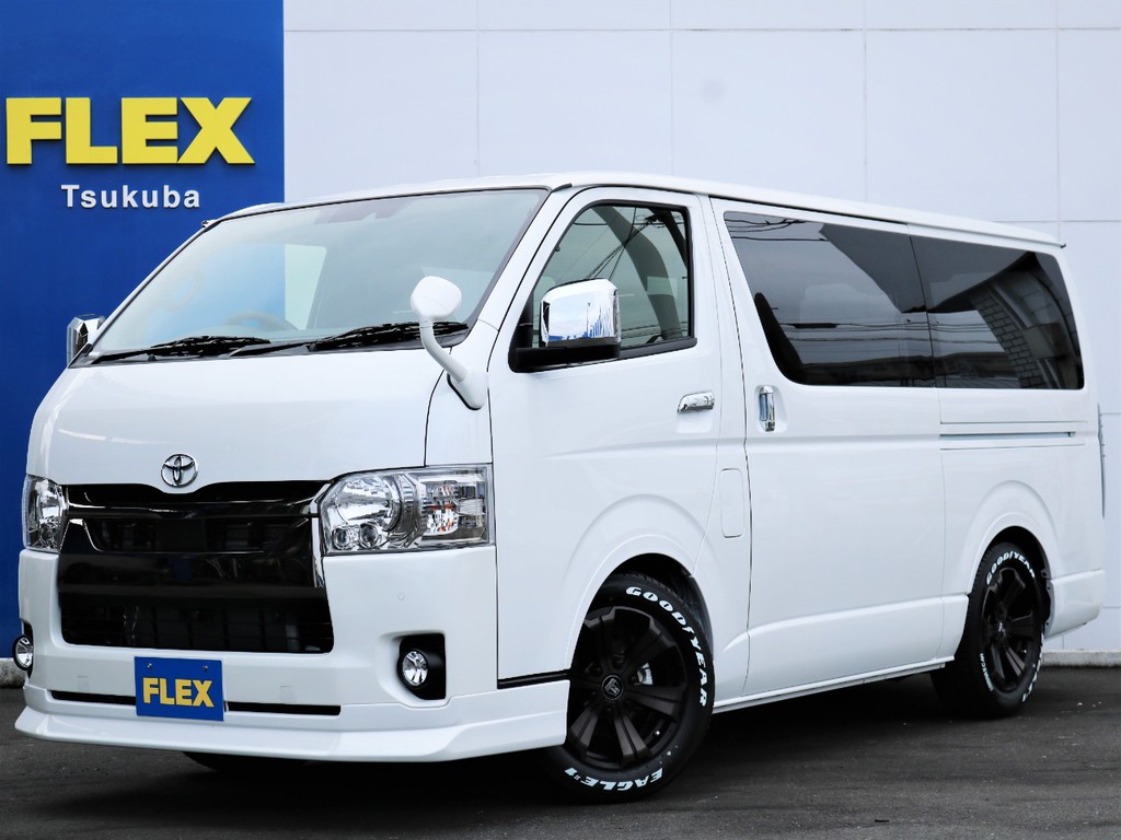新車ハイエースＶスーパーＧＬ５人乗り２ＷＤガソリン、特別仕様車ダークプライム２！