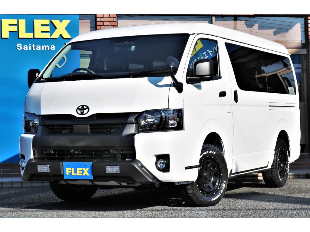 新車ハイエースワゴンFLEXオリジナルアレンジAS！！大人気ブラックシリーズ☆