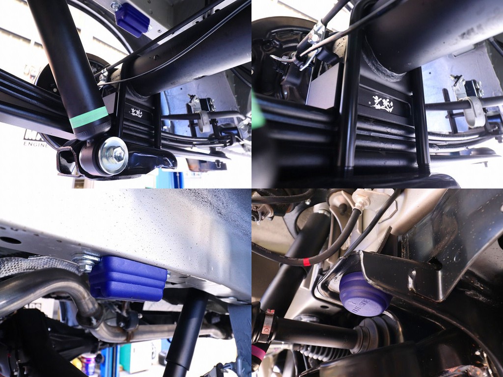 玄武１．５インチハイトダウンキットを施工済み！