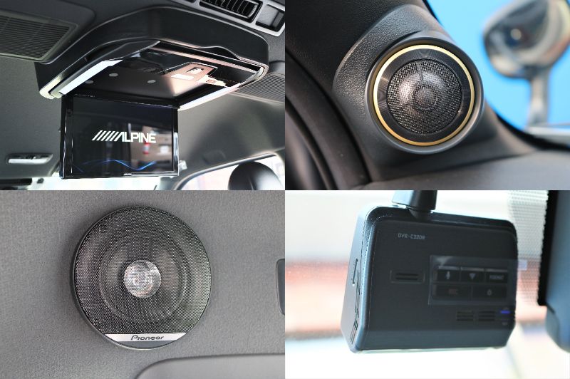 アルパイン製ドライブレコーダーや２ウェイスピーカーキットもインストール済みです♪