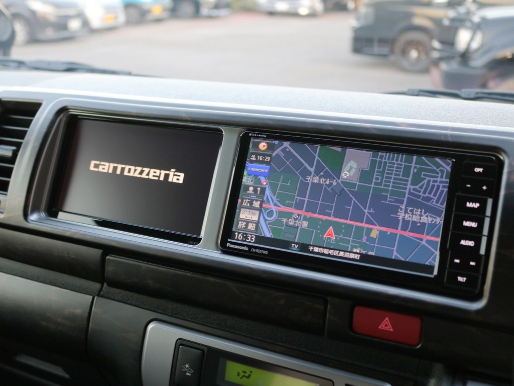 パナソニック　メモリーナビ！ＤＶＤ再生可能・フルセグＴＶ対応♪ナビ隣には、カロッツェリア製サブモニターを完備！