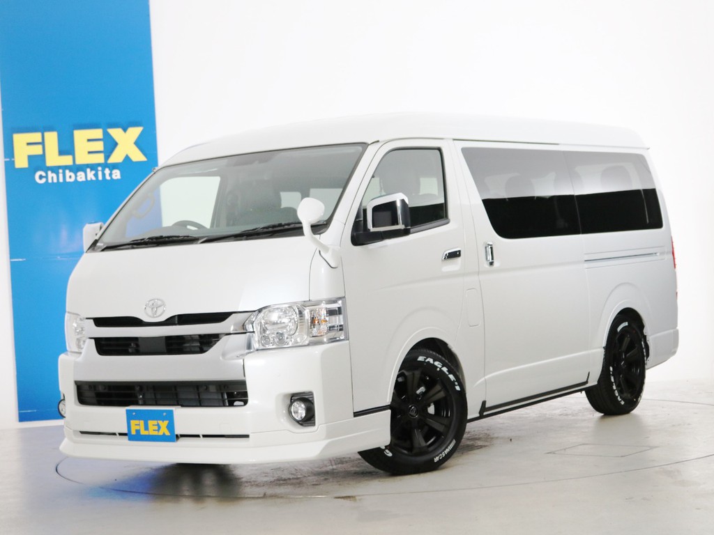 新車未登録　ハイエースワゴンＧＬ　１０人乗り３ナンバー登録　ガソリン４ＷＤ　寒冷地仕様　ＦＬＥＸオリジナル内装アレンジ【Ｖｅｒ２】！