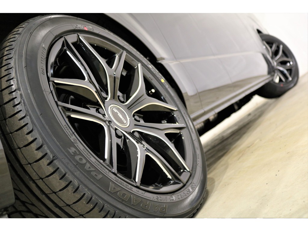 デルフ０１ブラックミーリング＆ヨコハマパラダタイヤ18インチ！！