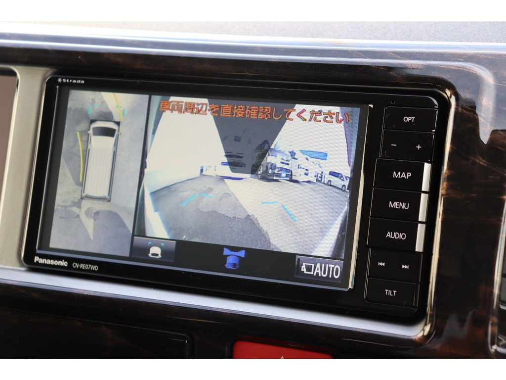 視界も良好　パノラミックビューモニター装着済み