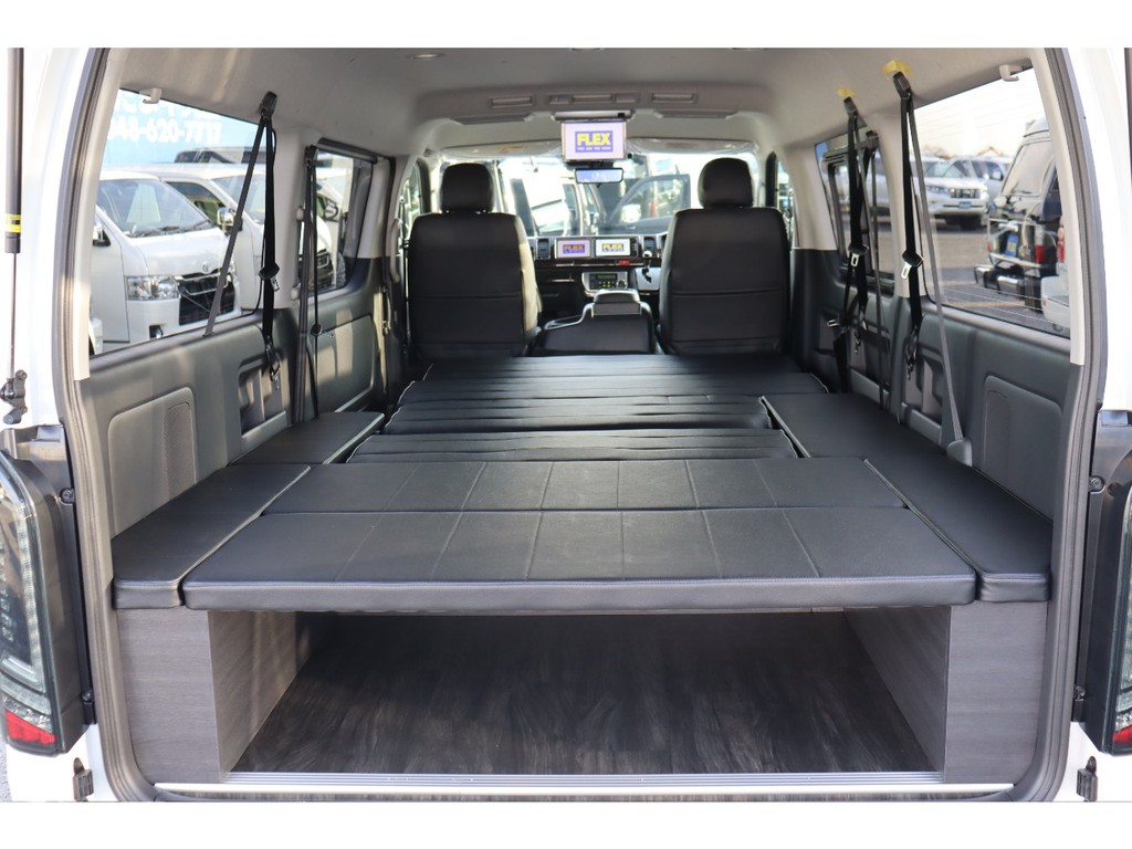 もちろんフルフラットもワンタッチでOK