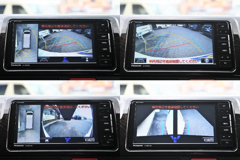 全方位カメラによるパノラミックビュー！各カメラは切替えスイッチ付きです☆