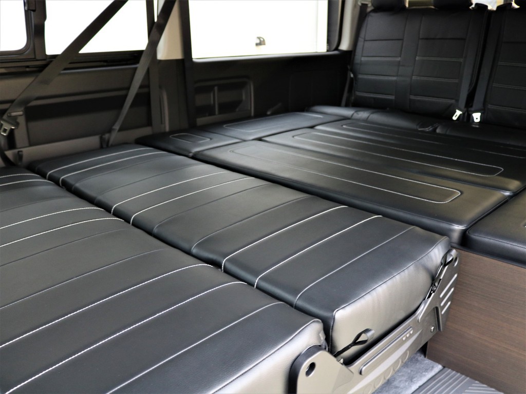 広々と車中泊が出来ちゃいます！