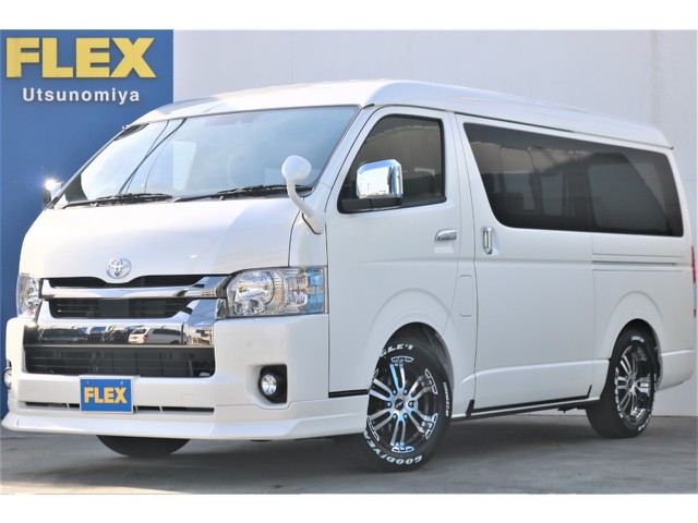 【新車】ハイエースバン2.7ロング　ミドルルーフ　ダークプライムⅡ特別仕様車　4ＷD　小窓付き車両！！