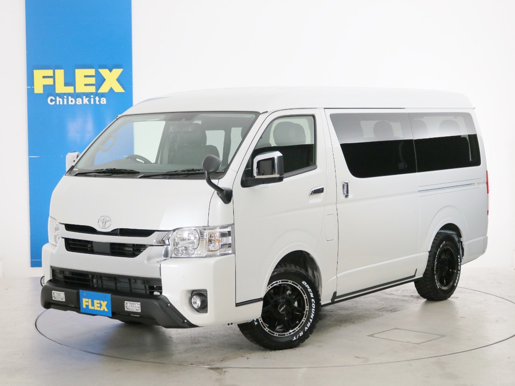 新車未登録　ハイエースワゴンＧＬ　ガソリン４ＷＤ　寒冷地仕様　１０人乗り３ナンバー登録　ＦＬＥＸオリジナル内装アレンジ【Ｖｅｒ１】！