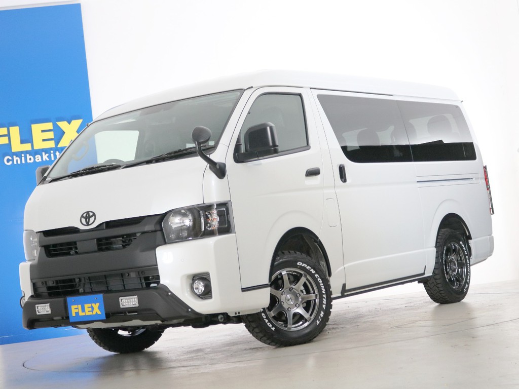 新車未登録　ハイエースワゴンＧＬ　１０人乗り３ナンバー登録　ガソリン４ＷＤ　寒冷地仕様　ＦＬＥＸオリジナル内装アレンジ【Ｖｅｒ１】！