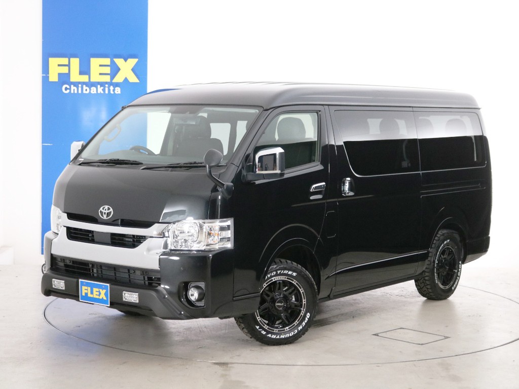 新車未登録　ハイエースワゴンＧＬ　ガソリン４ＷＤ　１０人乗り３ナンバー登録　寒冷地仕様　ＦＬＥＸオリジナル内装アレンジ【Ｖｅｒ１】！