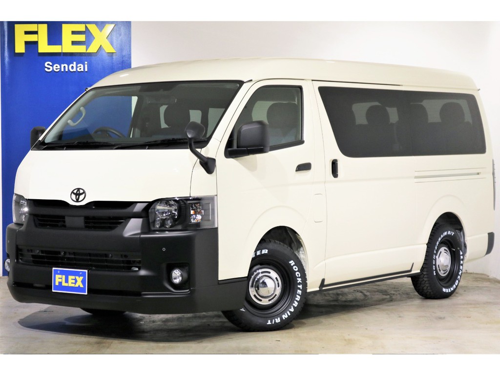 ★ ハイエースワゴンGL 2.7ガソリン 4WD ライトイエロー×ブラックエディション オリジナル内装架装デニムVer1 ★