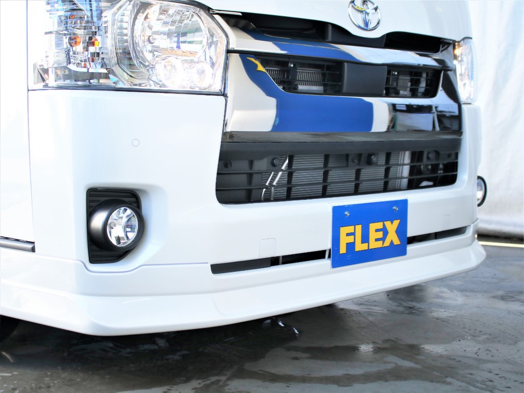 新品のＦＬＥＸオリジナルフロントリップスポイラーを装備しております！