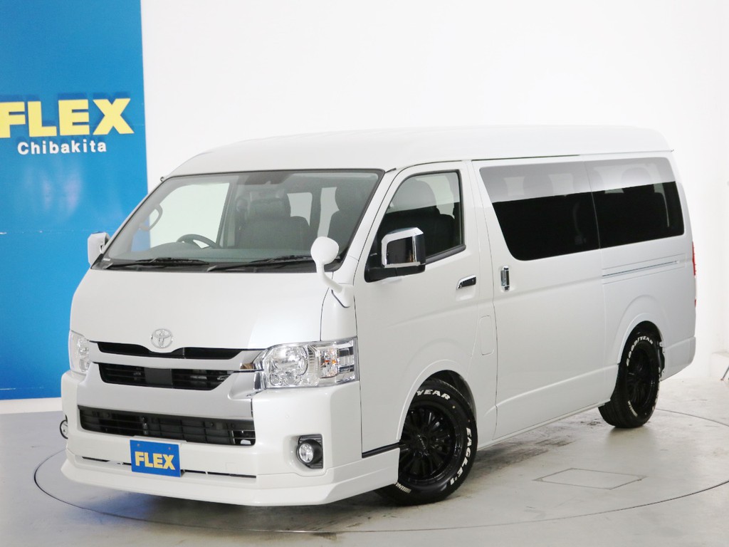 新車未登録　ハイエースワゴンＧＬ　１０人乗り３ナンバー登録　ガソリン２ＷＤ　ＦＬＥＸオリジナル内装アレンジ【Ｖｅｒ１】！