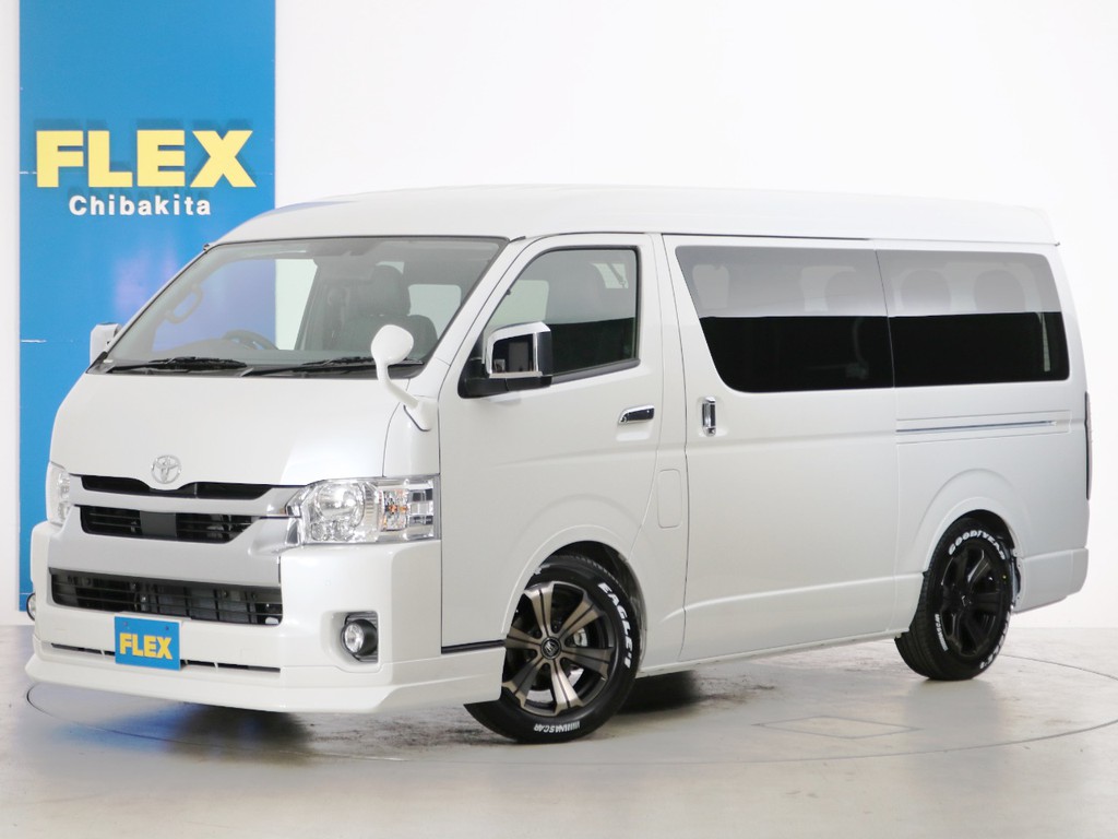 新車未登録　ハイエースワゴンＧＬ　ガソリン２ＷＤ　ＦＬＥＸオリジナル内装アレンジ【Ｖｅｒ２】！