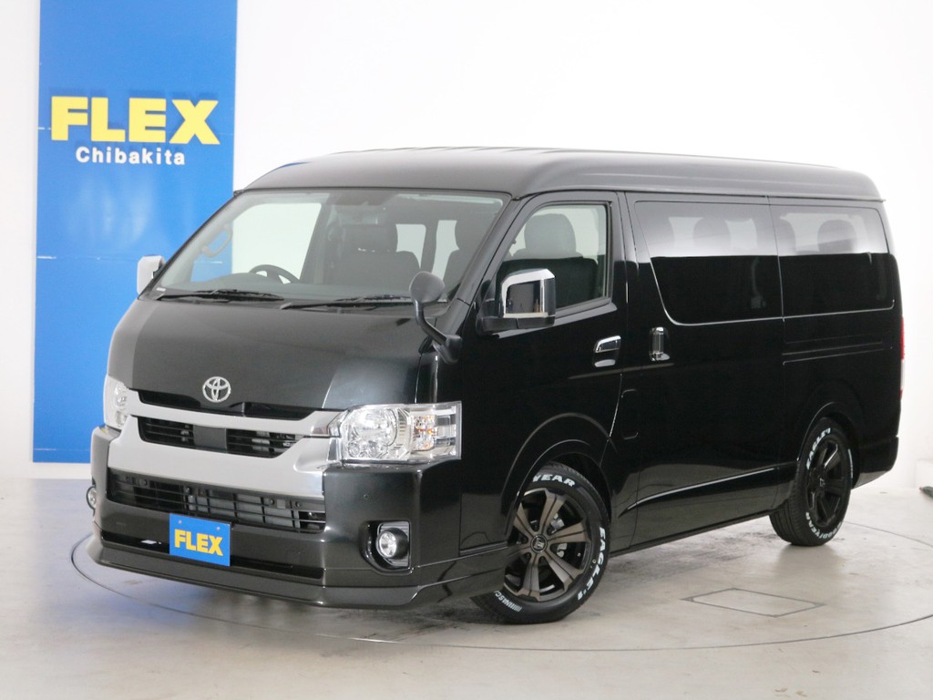 新車未登録　ハイエースワゴンＧＬ　ガソリン２ＷＤ　１０人乗り３ナンバー登録　ＦＬＥＸオリジナル内装アレンジ【Ｖｅｒ１】！