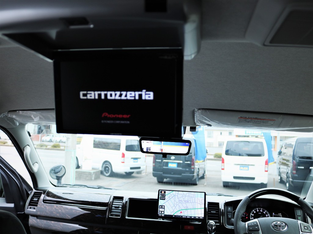 カロッツェリア製フリップダウンモニター！