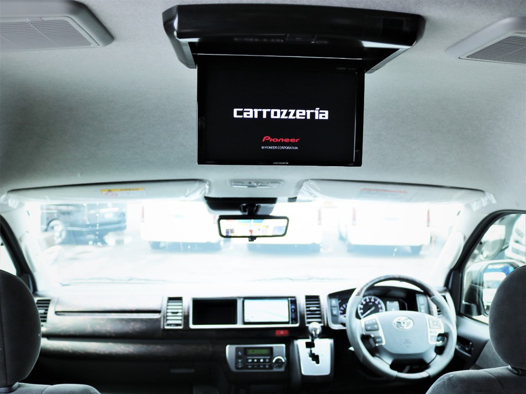 カロッツェリア製フリップダウンモニター！