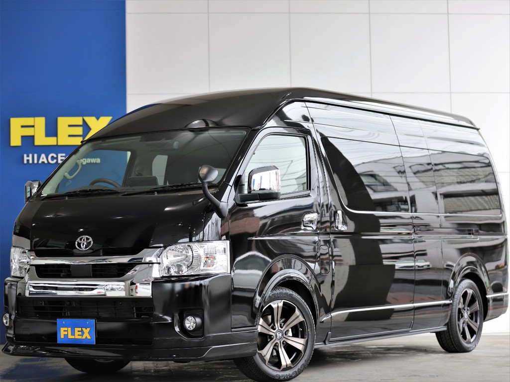新車でも希少　ハイエースワゴン　グランドキャビン　ファインテックツアラー　ガソリン　4WD