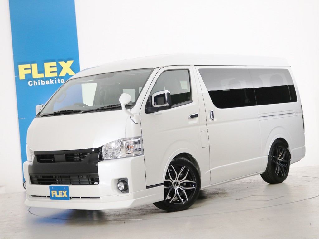 新車未登録　ハイエースワゴンＧＬ　１０人乗り３ナンバー登録　ガソリン２ＷＤ　ＦＬＥＸオリジナル内装アレンジ【Ｖｅｒ１．５】！