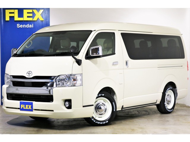 ★ 新車 ハイエースワゴンGL 2.7ガソリン4WD 特設カラーライトイエロー オリジナル内装架装Ver1ファブリック ★