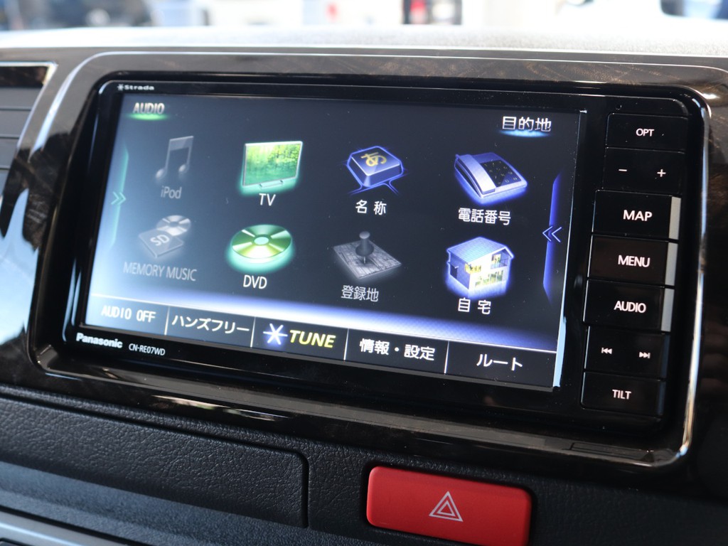 パナソニックストラーダ7インチナビ※音楽録音.DVD再生.Bluetooth.フルセグ☆
