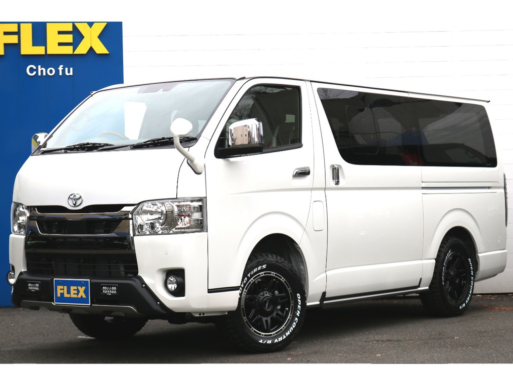 ハイエース調布店０４２４－４０－１１９１までお問い合わせください！新車ハイエースVダークプライムⅡ２８００ｃｃディーゼルターボ４ＷＤ！寒冷地仕様車