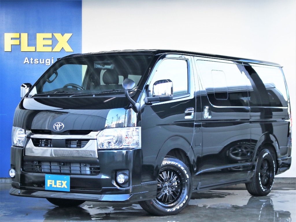 新車ハイエースバン　2.8　スーパーGL　ダークプライムⅡ　ディーゼルターボ４WD　FLEXライトカスタム