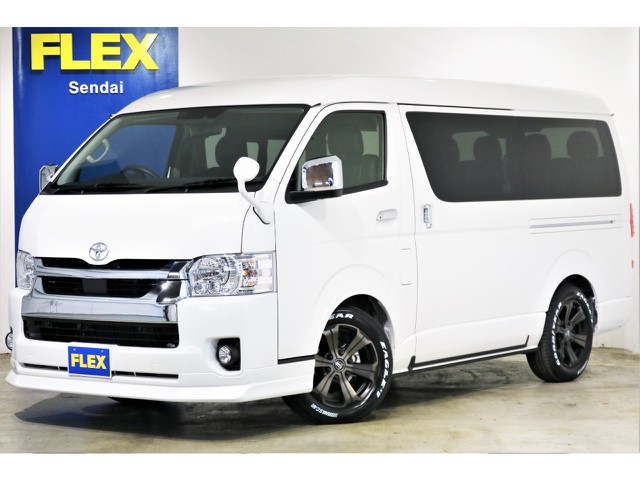 ★ ハイエースワゴンGL 2.7ガソリン 4WD オリジナル内装架装アレンジAS フルフラット ツインモニターパッケージ！ ★